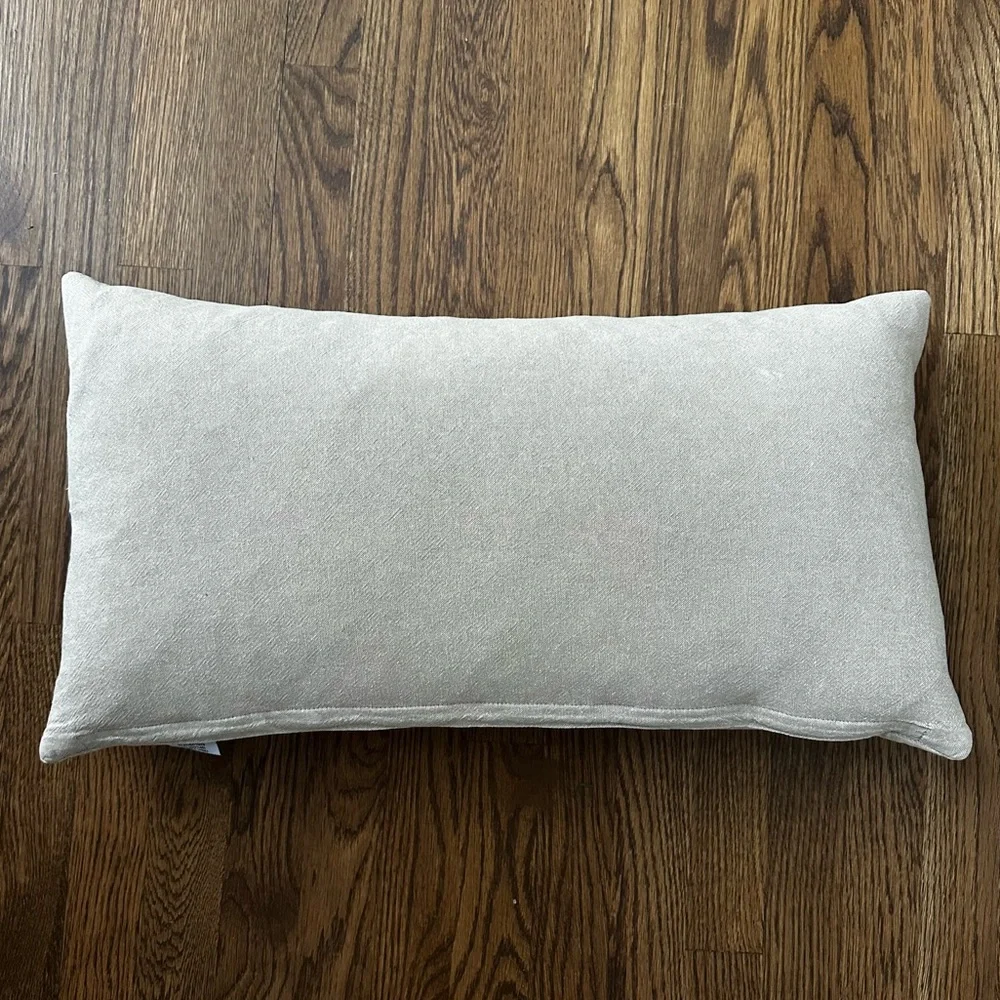 Happiness lumbar decorative pillow